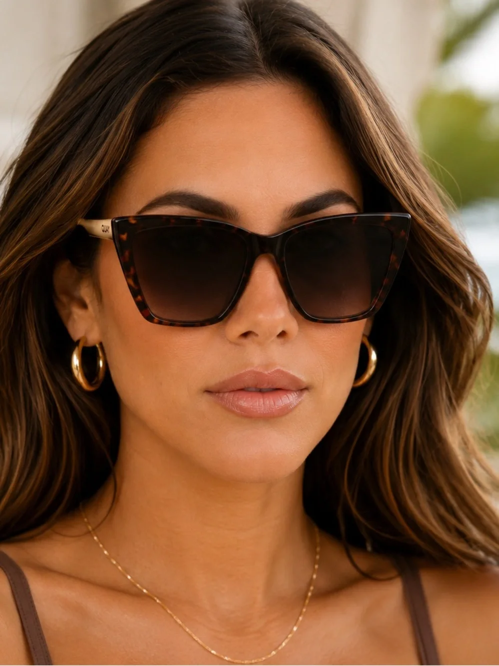 Quay Australia Women’s Call The Shots Remixed Cat Eye Sunglasses NWT - Picture 3 of 16